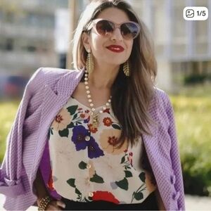 NWT CAbi #5911 Victoria Cami Vintage Floral